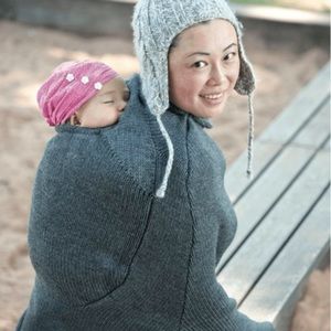 Junah babywearing mama poncho 100% wool XS